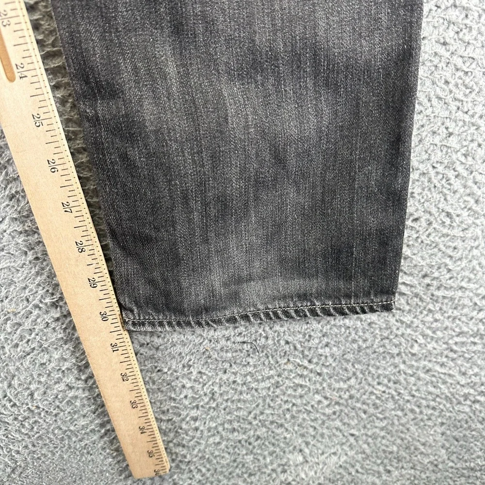 American Eagle Outfitters‎ Jeans Mens 30x32 Black Cotton Denim Straight Slim Fit